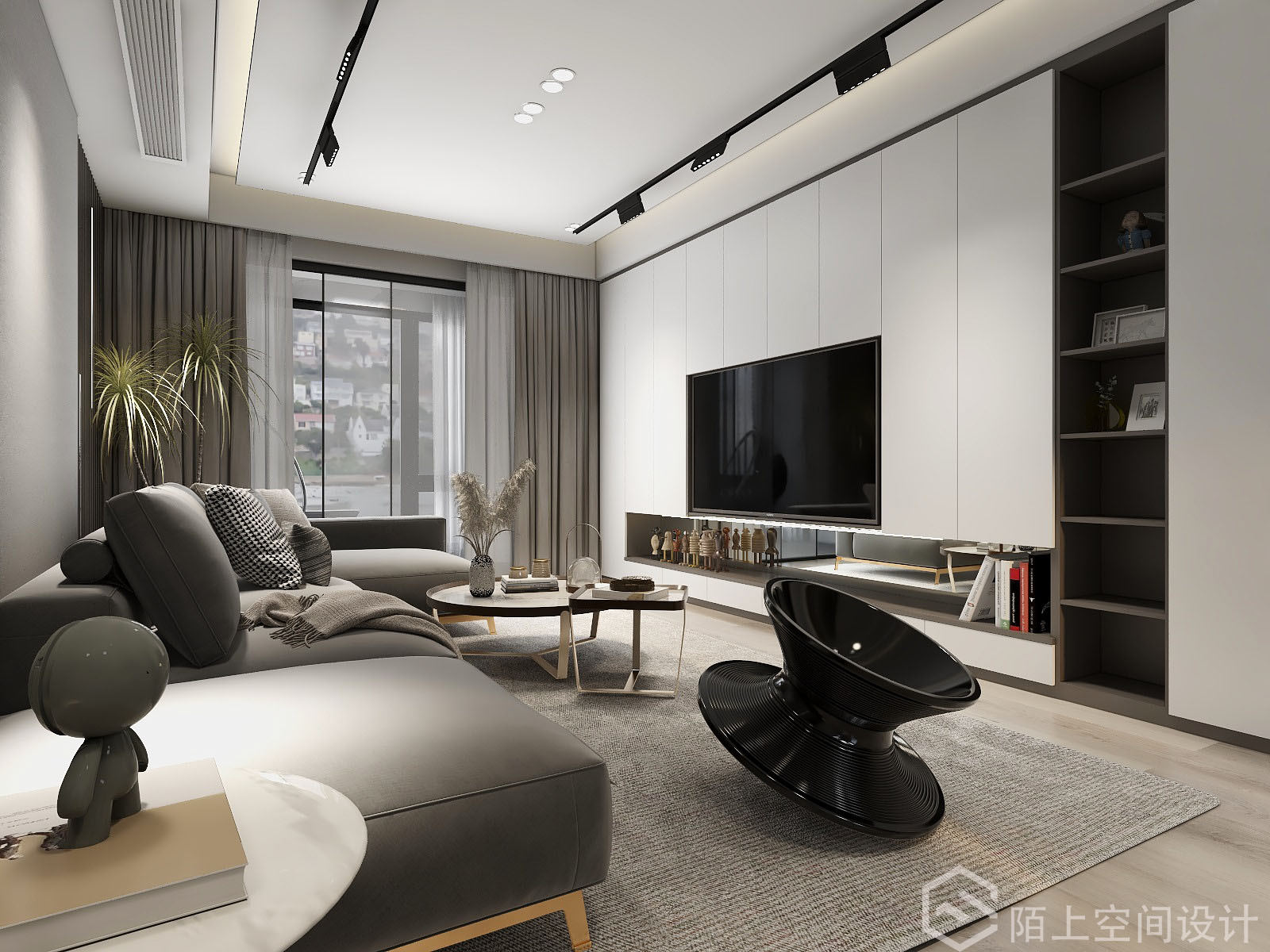 现代简约私人住宅设计丨中国武汉丨武汉陌上空间设计-5