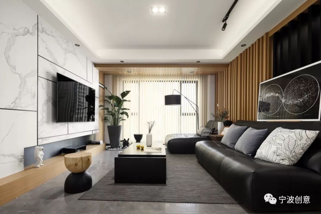 蒋晨曦的宁波市鄞州区荣安香园 125㎡设计 | 回归生活本源-3