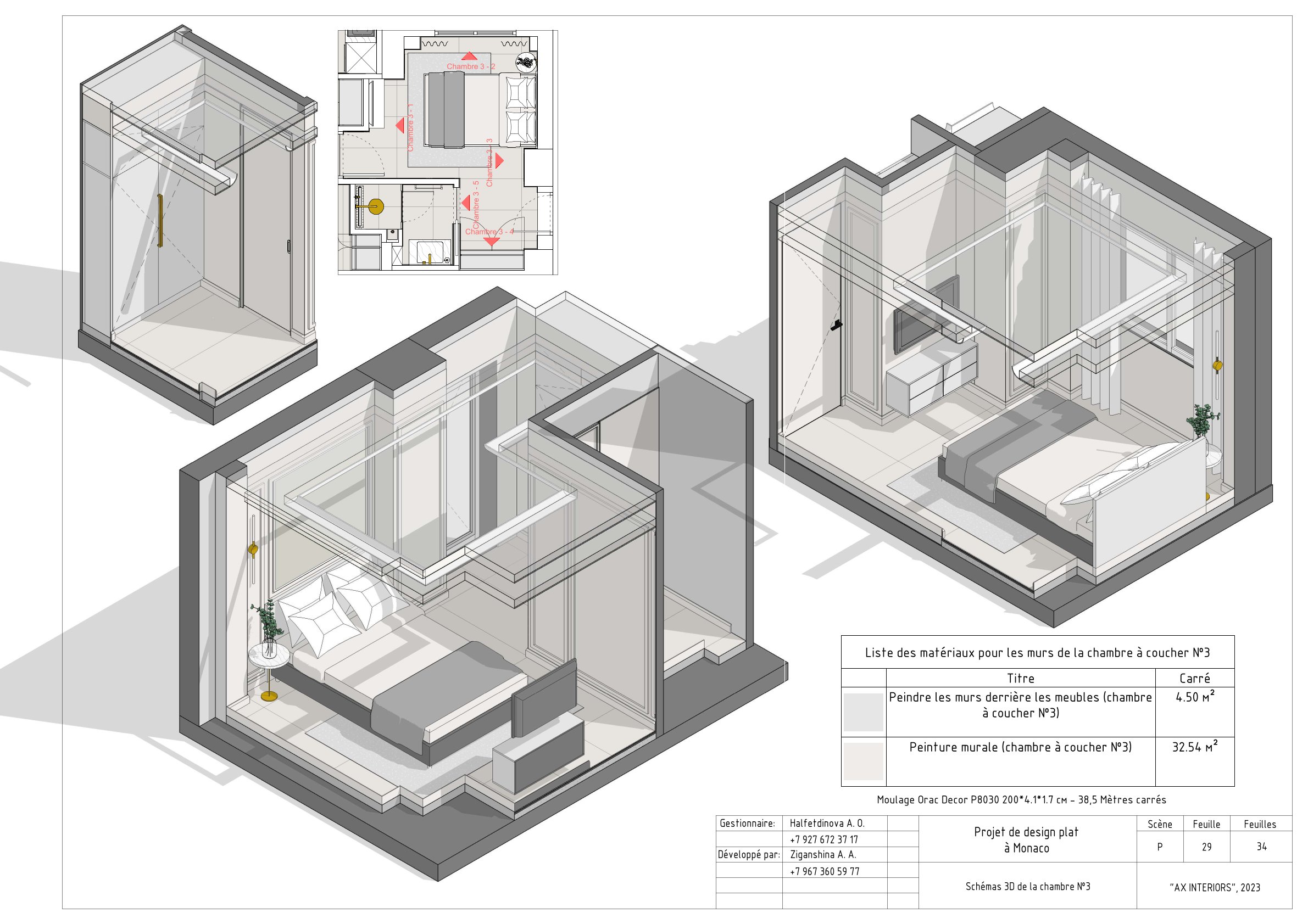 Working documentation of Monaco apartment-28
