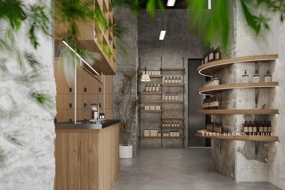 解构工业美学中的美发新体验丨商业空间设计丨YIBEI DESIGN SUZHOU-11