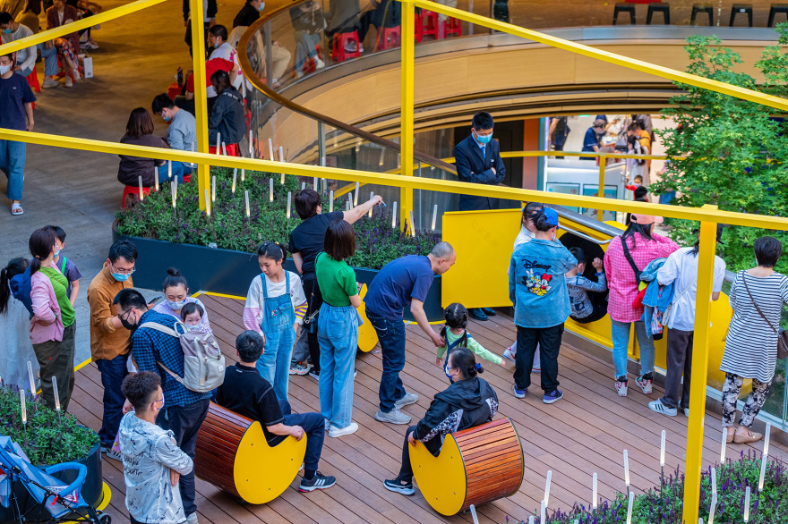 西安未央168商业街区露台改造丨中国西安丨原筑景观-53