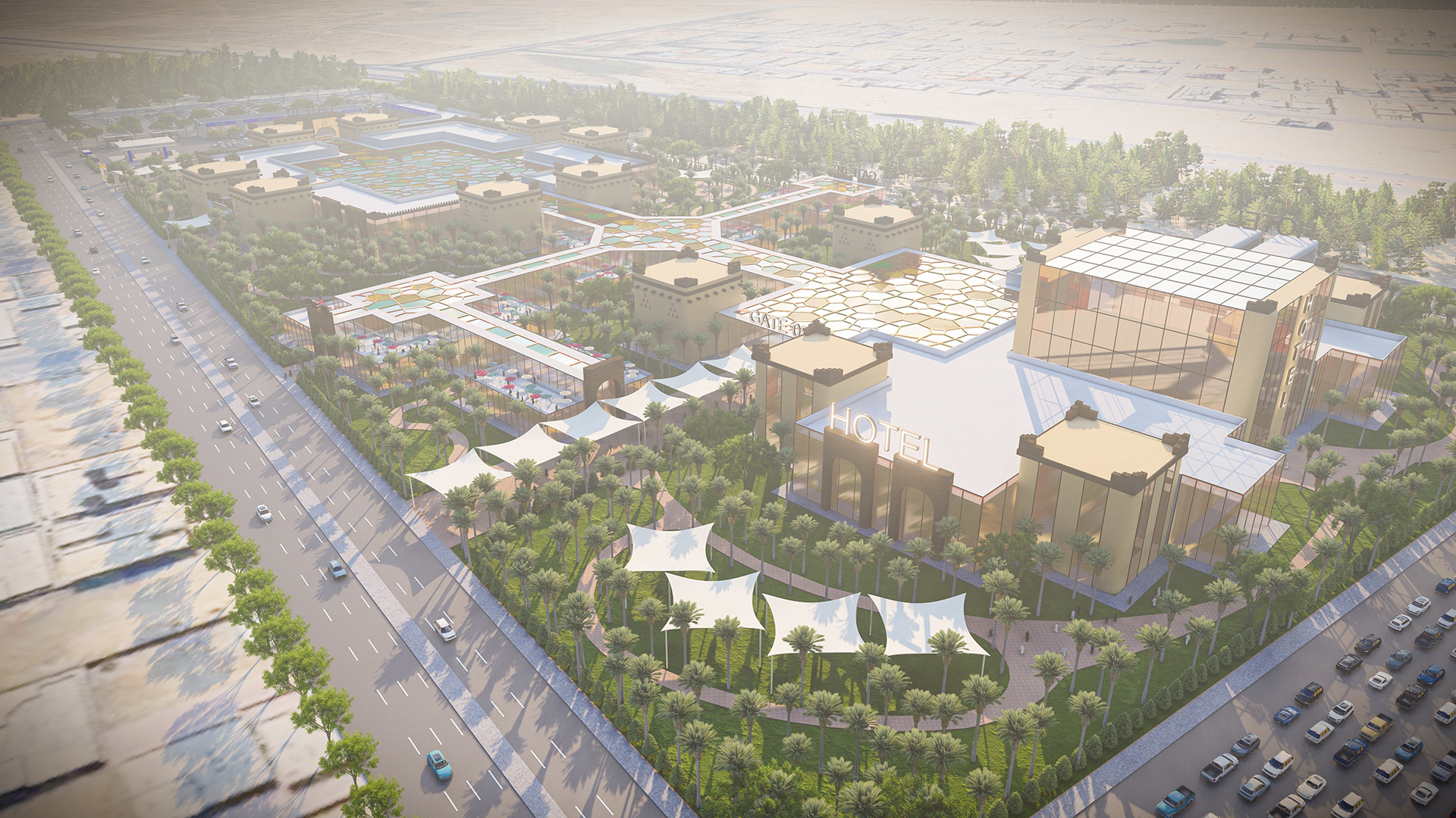 Commercial complex and fuel station project-4