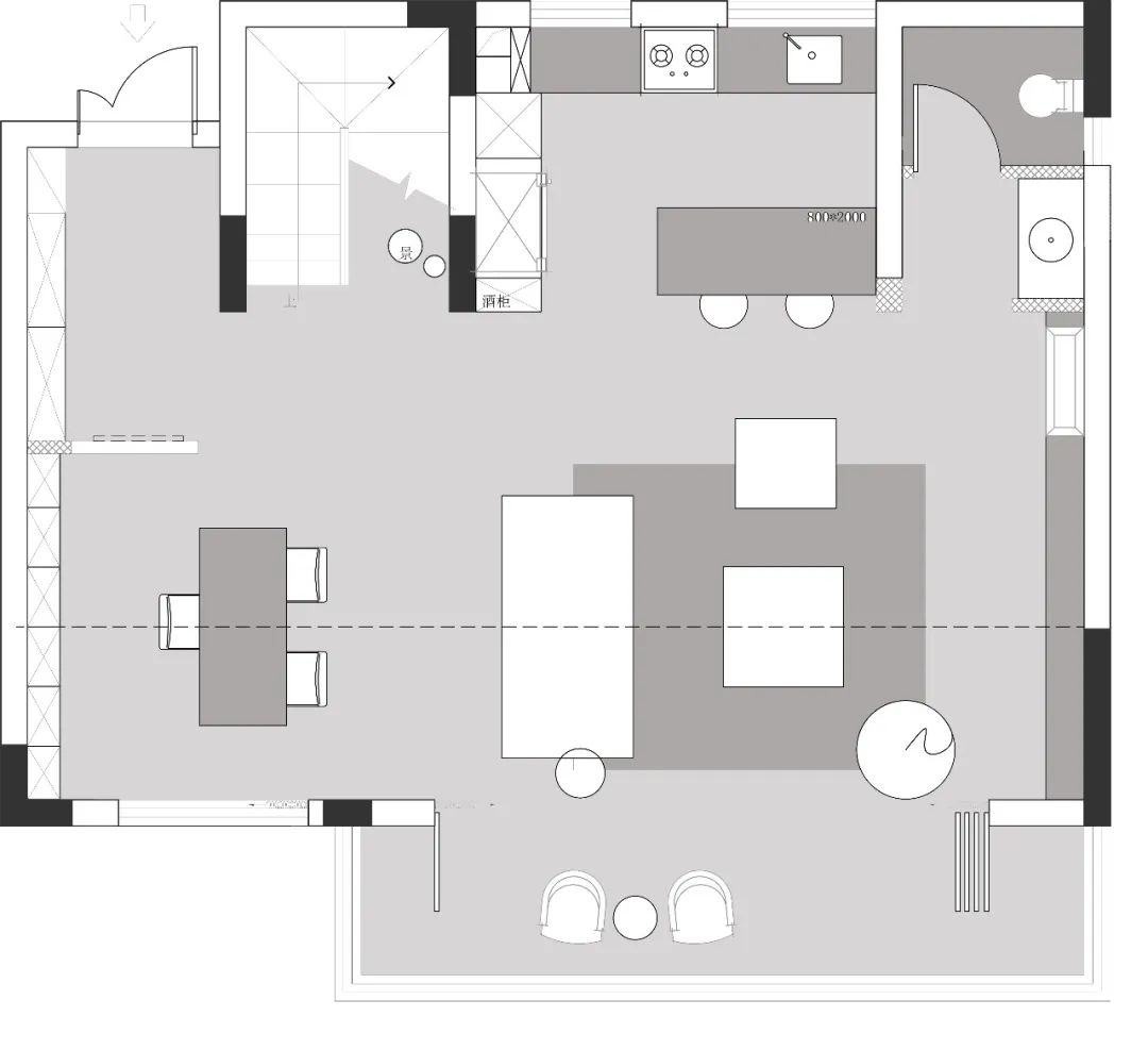 繁忙高管的灰色调现代极简之家-48