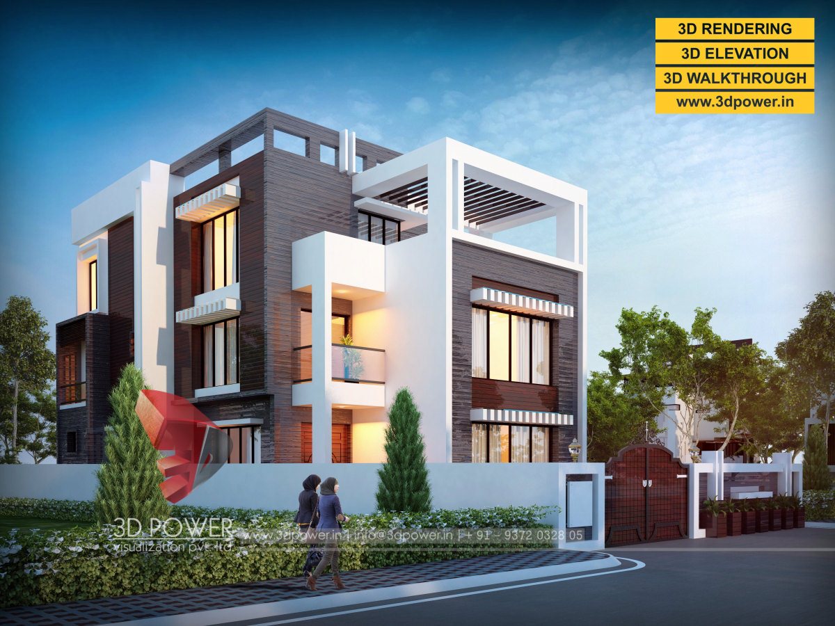 bungalow 3d design 3d walkthrough rendering-5