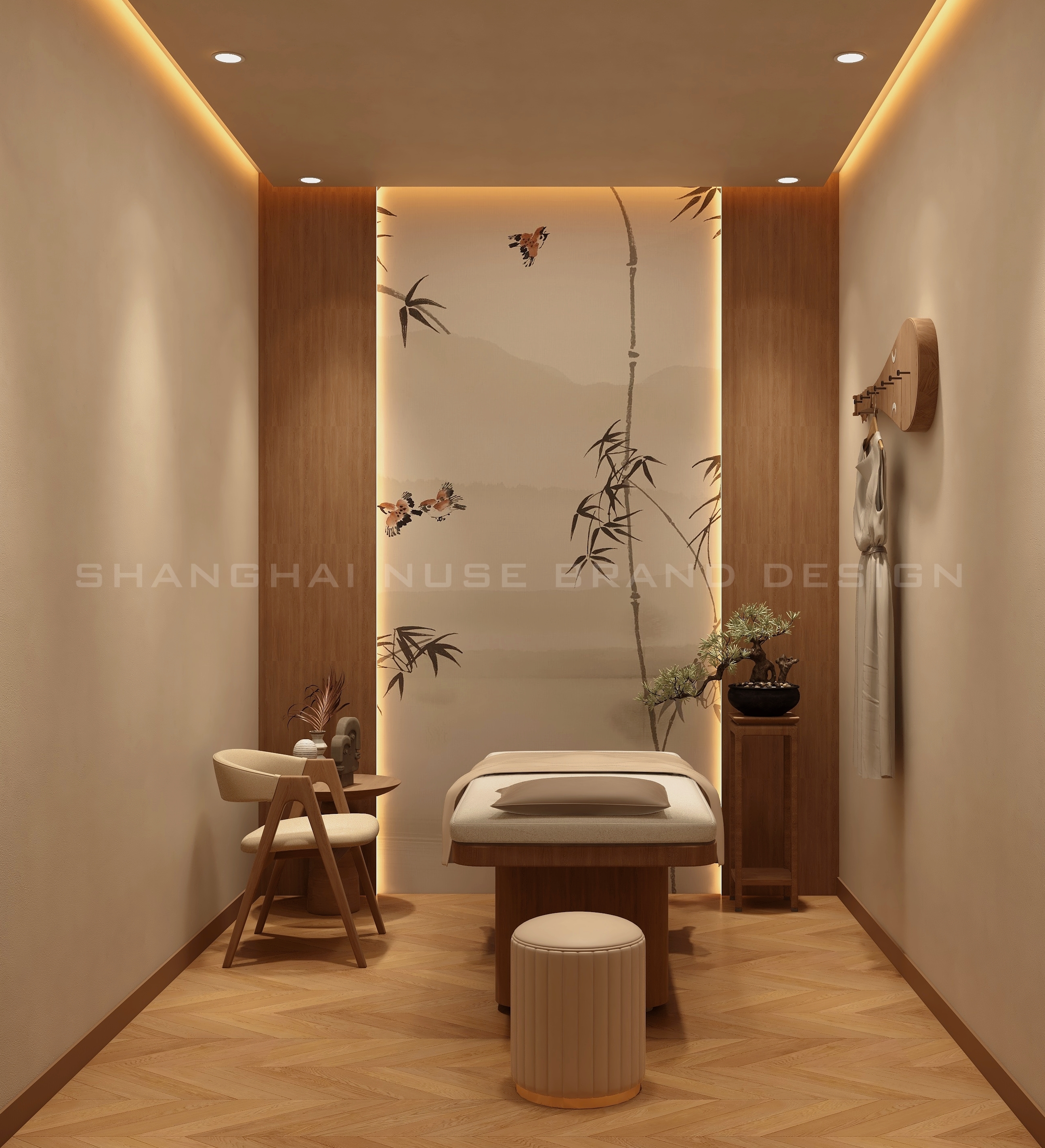 新中式风格产康空间设计丨木村空间设计有限公司-27