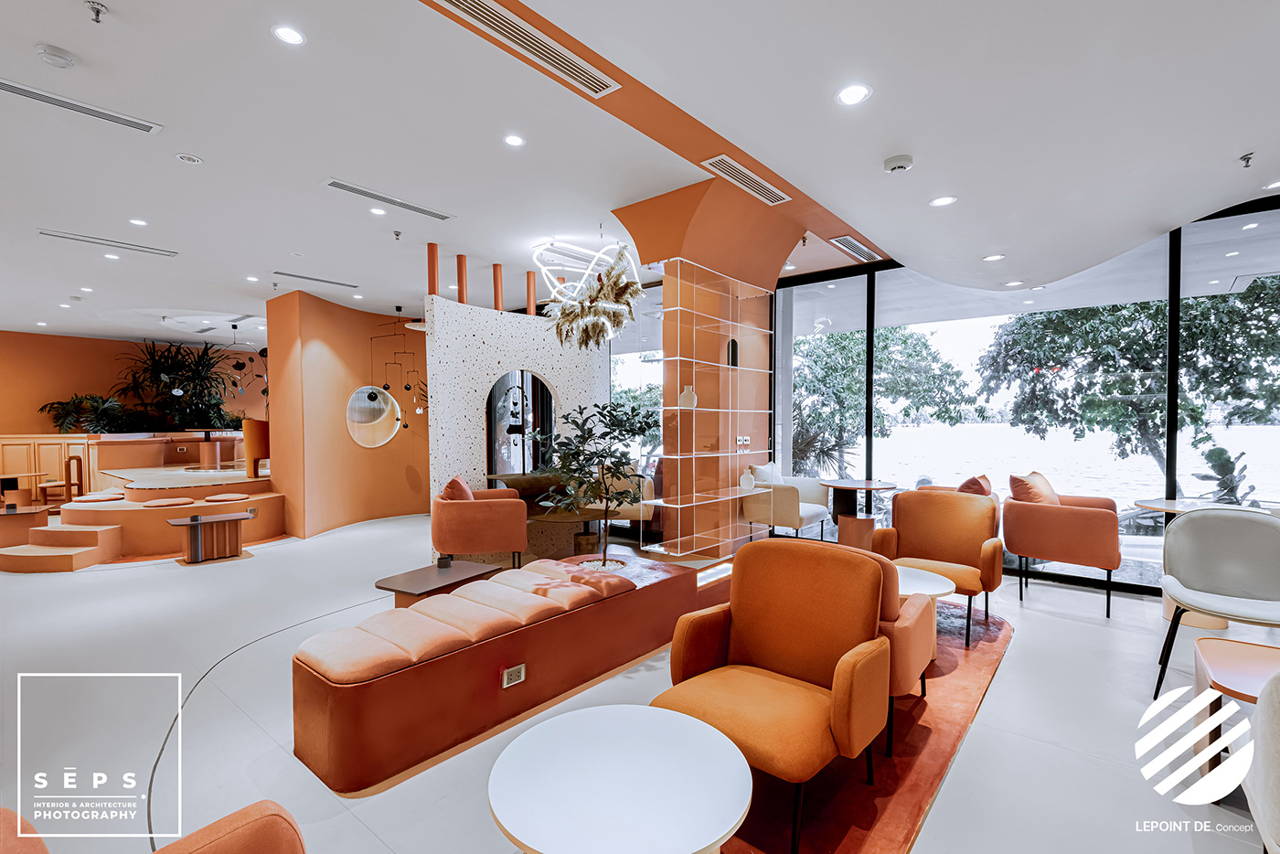 拉拉姆咖啡店丨越南河内丨Lepoint De.Concept & Andes Interior-5