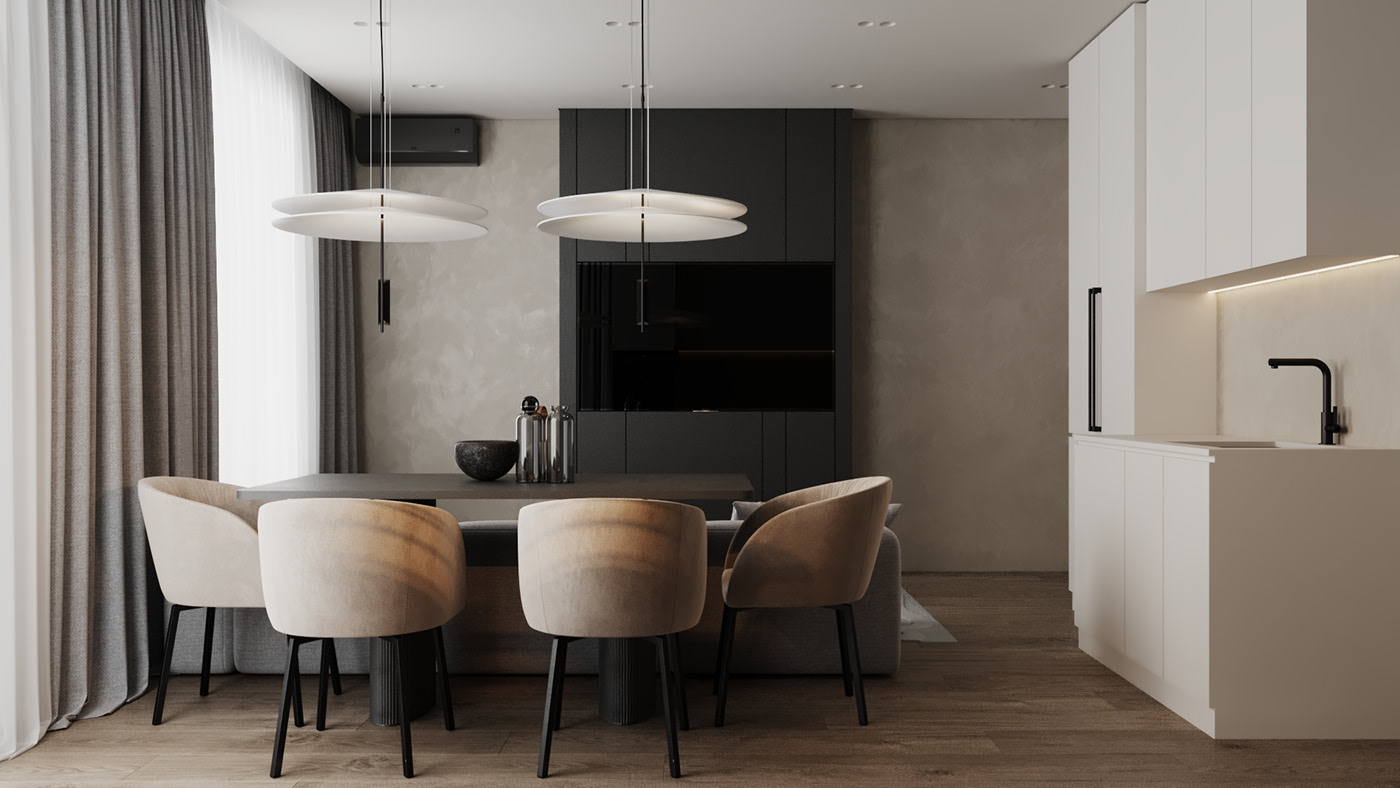 高级灰色系小空间公寓设计-7