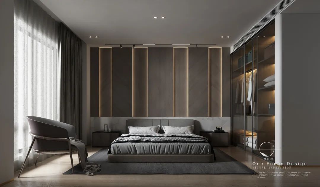 弧度中的温暖港湾·245㎡现代家居设计丨中国深圳丨深圳一度经纬设计-35