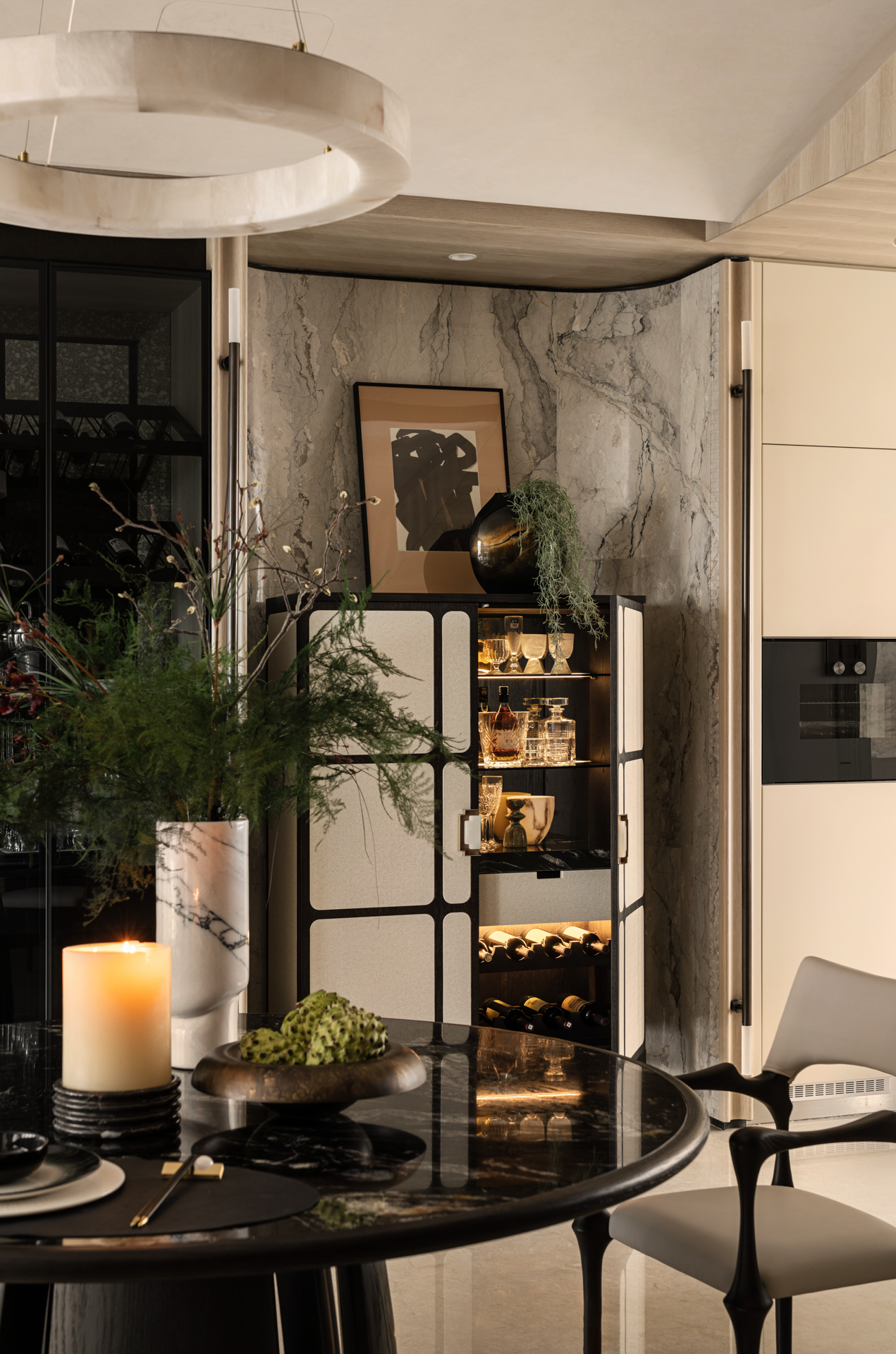 【IF DESIGN】新松弛主义丨杭州咏湖云庐中叠丨中国杭州丨软装IF DESIGN羽果设计-14