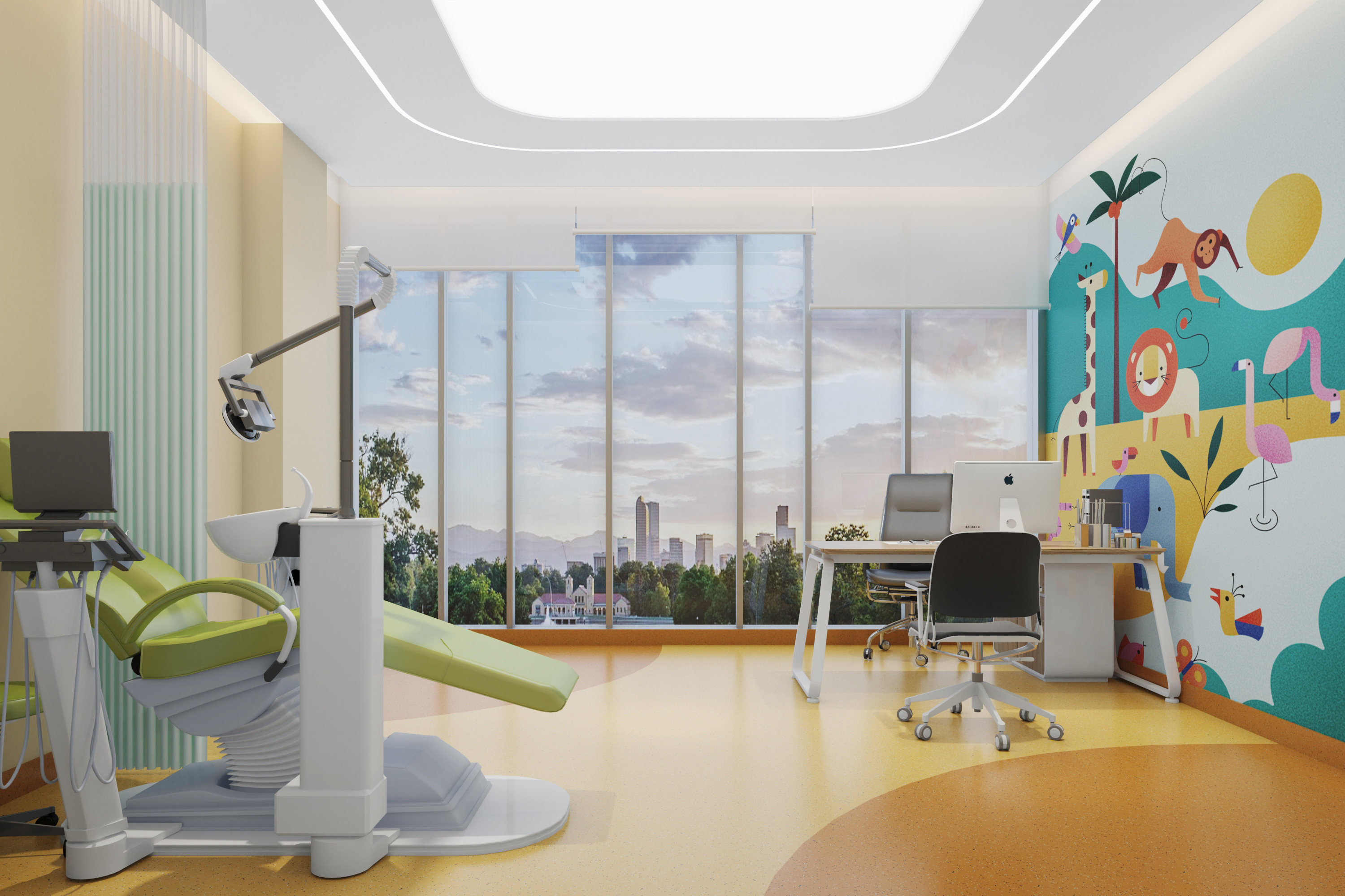 青岛妇幼医院温馨现代设计丨中国青岛丨筑界设计-9