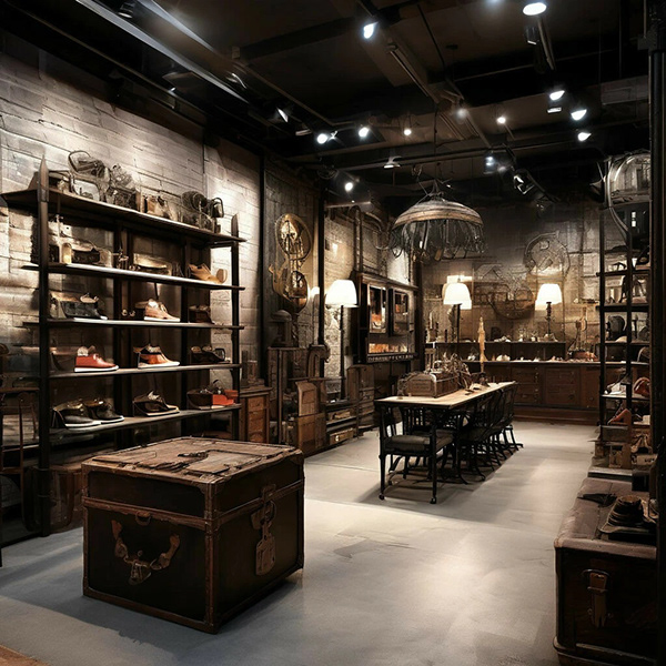 蒸汽朋克风格鞋店-5