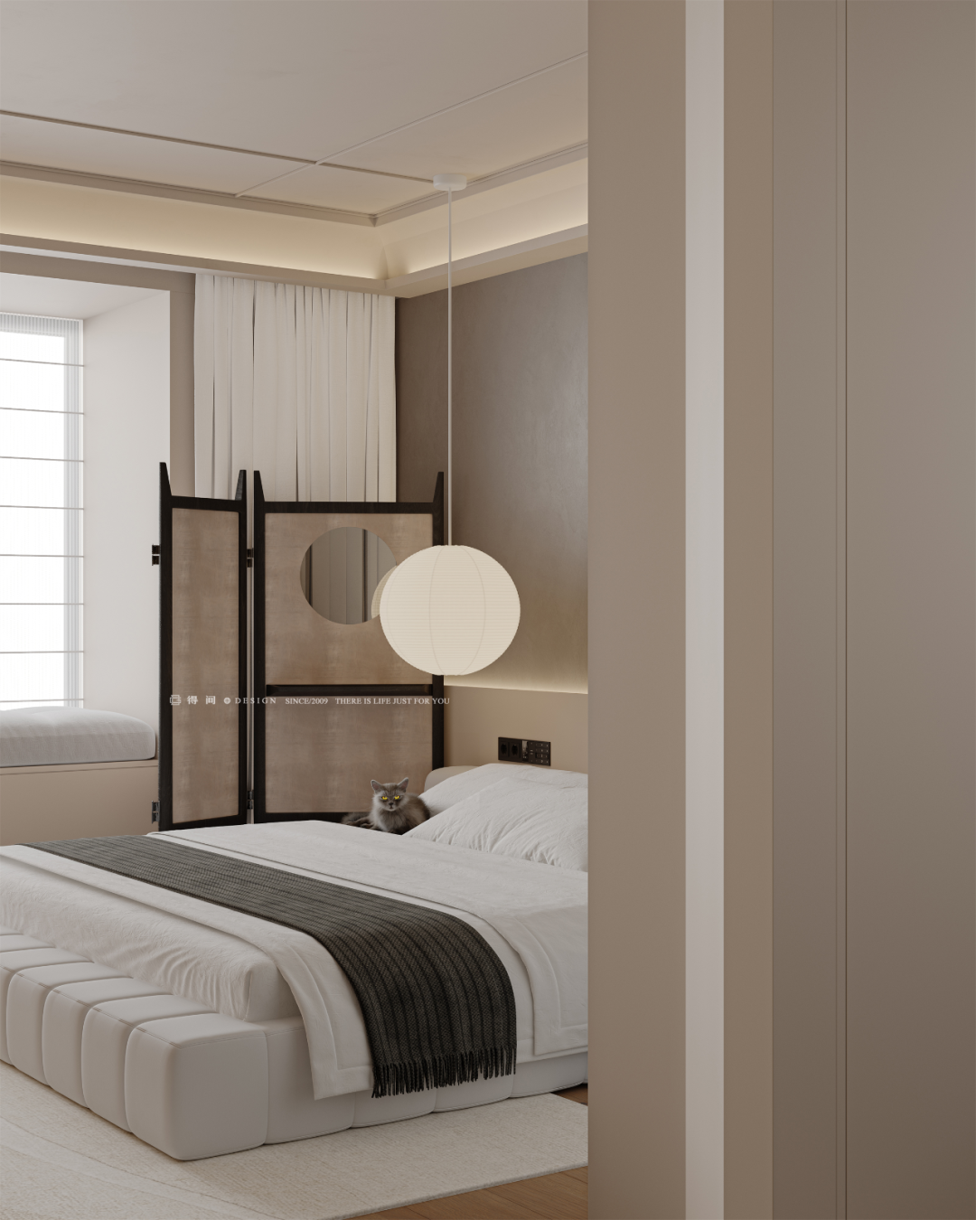 得间设计丨精装改法式婚房，将时光浸润在260㎡的质感新居里-116