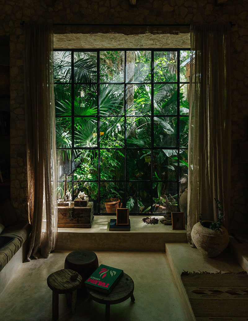 墨西哥图伦绿色环绕的异域别墅-27