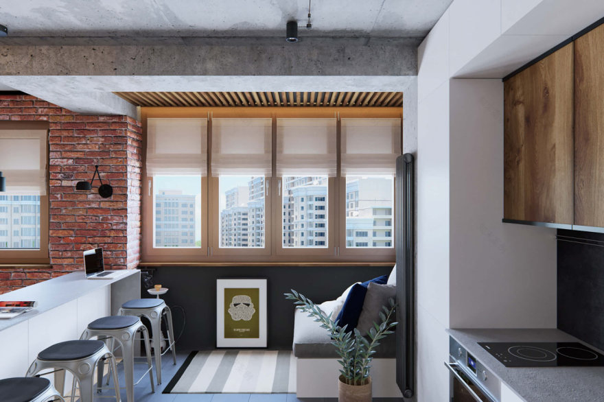 A Contemporary Apartment for a Single Man in Moscow-2