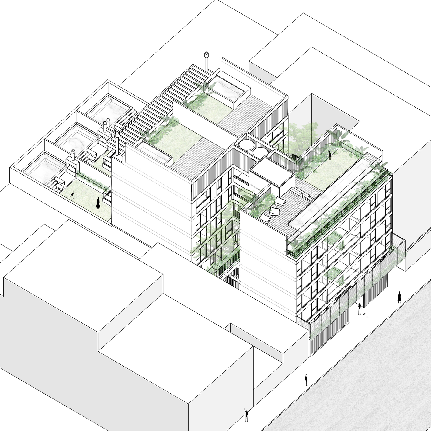 抵达努涅斯公寓丨阿根廷布宜诺斯艾利斯丨Israel & Teper Arquitectos-10