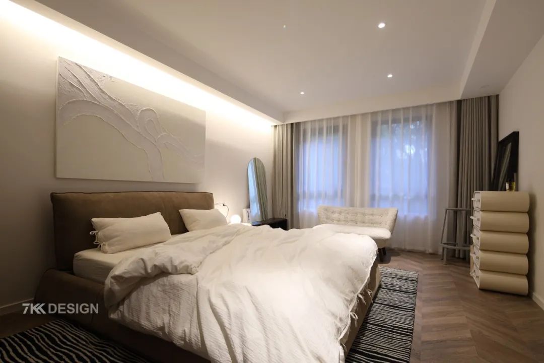 上海 145㎡美式双入户无主灯设计宅丨中国上海丨7KK DESIGN-44