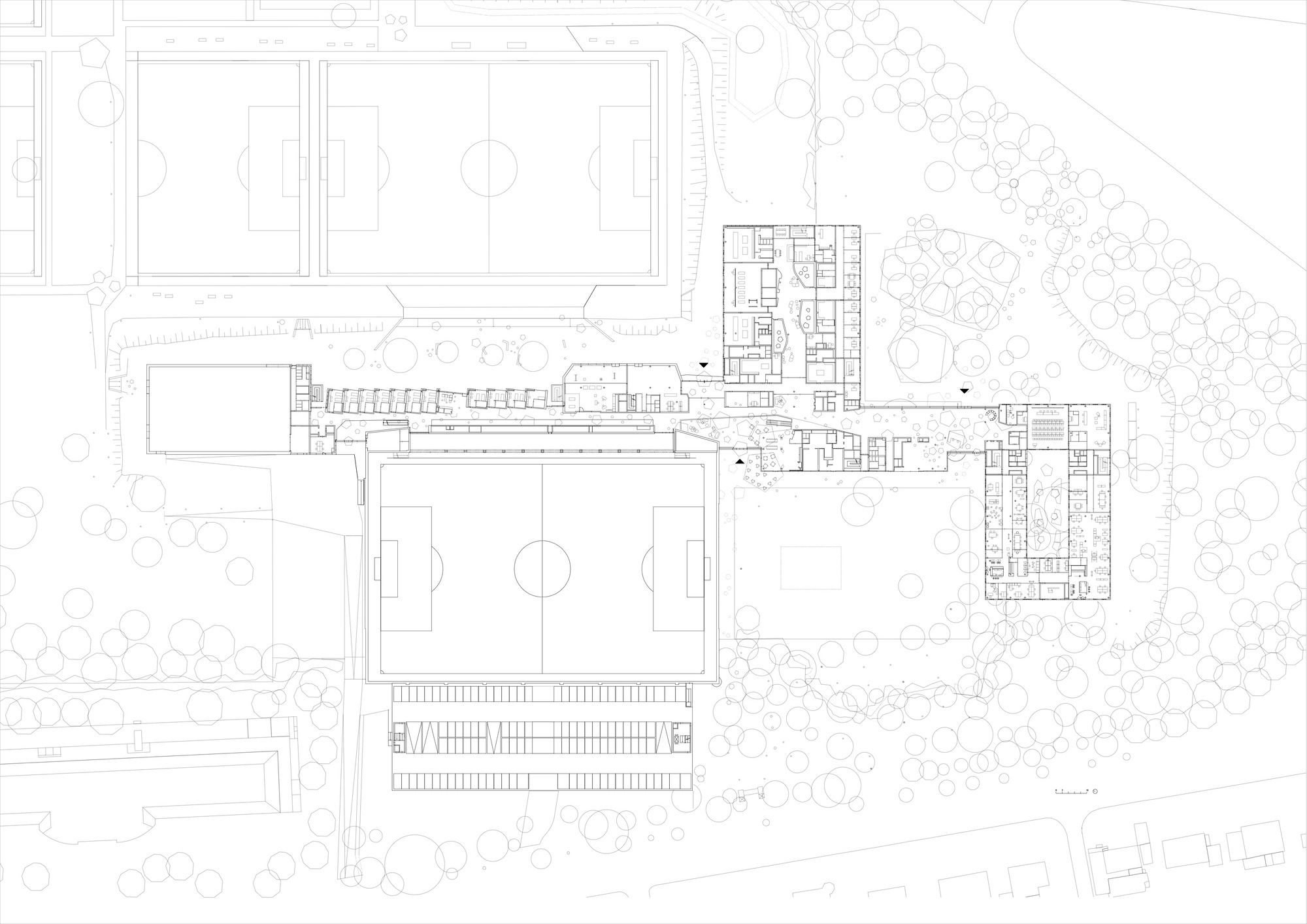 德国足球协会校园丨德国法兰克福丨kadawittfeldarchitektur-11