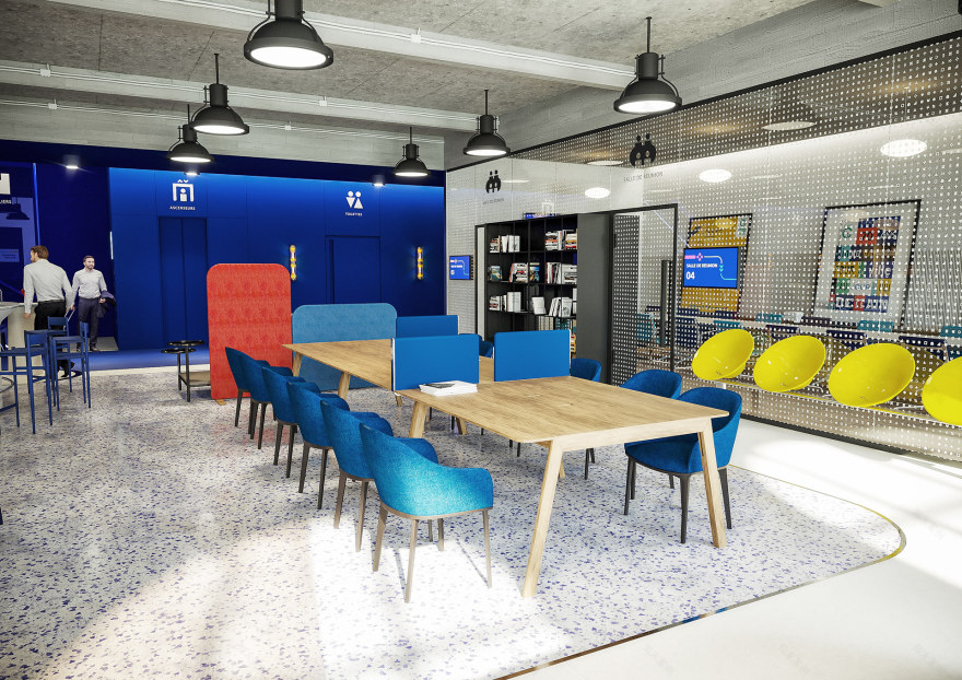 巴黎大众运输公司房地产 城市车站丨法国巴黎丨Yellow Window,4uatre-31