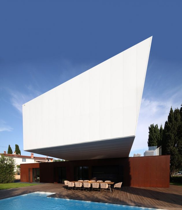 伊斯特拉带悬臂悬挑的别墅丨克罗地亚伊斯特拉丨Proarh-9