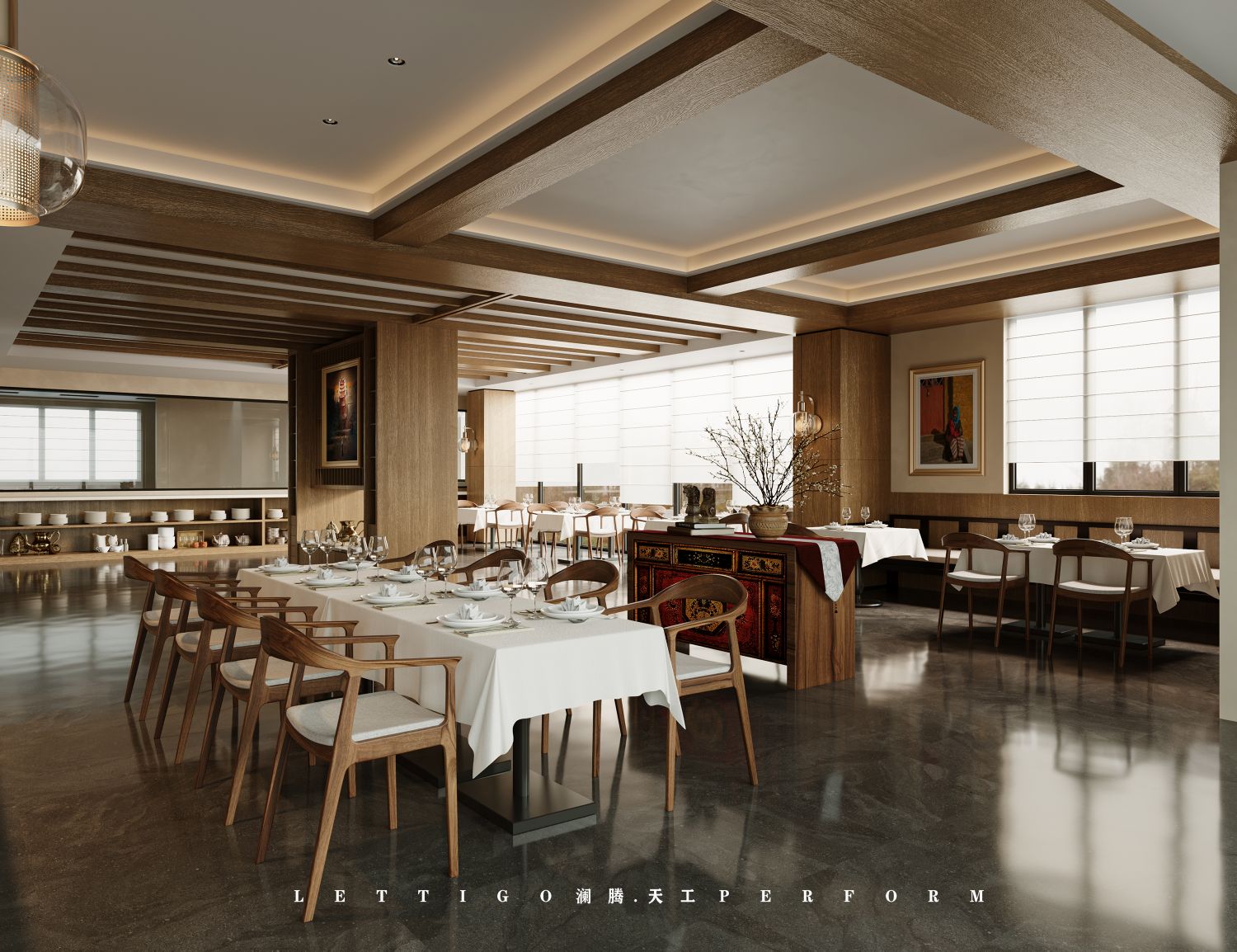 工装|混搭风酒店公共空间-8