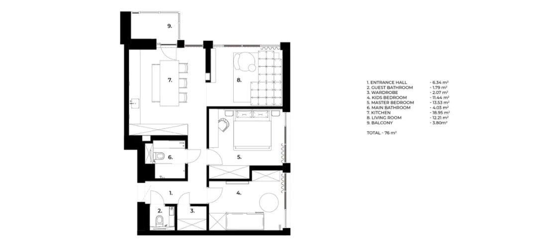 沙影公寓丨ZROBIM architects-7