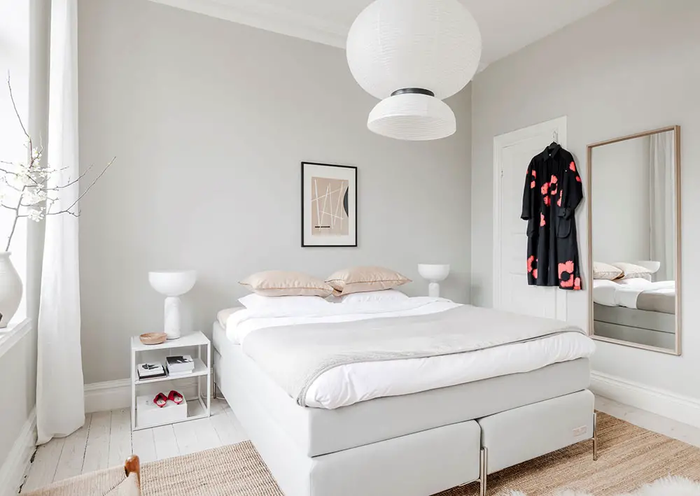 瑞典哥德堡优雅日式北欧风公寓设计-17