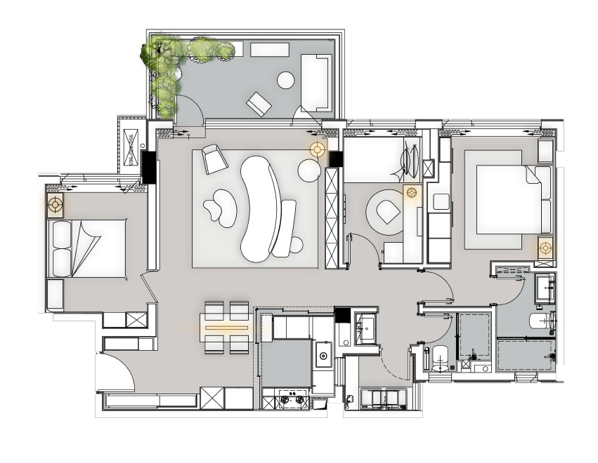 重庆万科璞园 · 璞玉丨中国重庆丨深圳 GNU 金秋设计-37