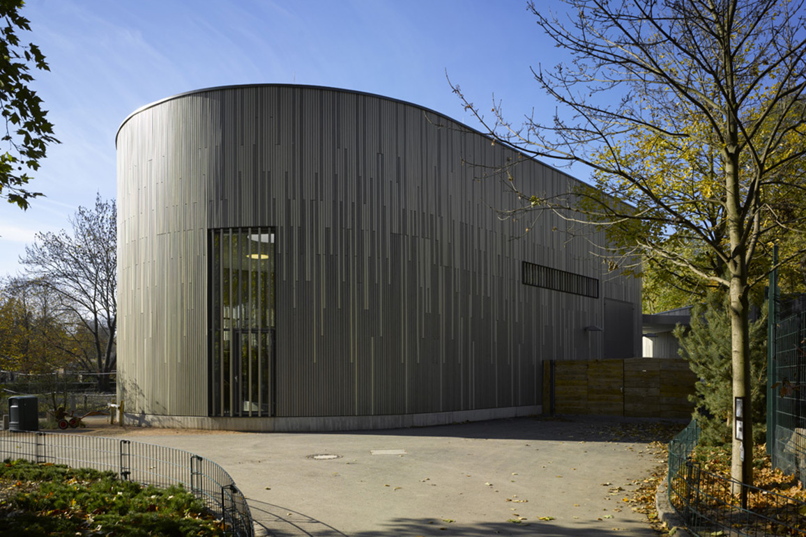 Zoologischer Garten Dresden, Giraffen- und Zebraanlage - hw-11