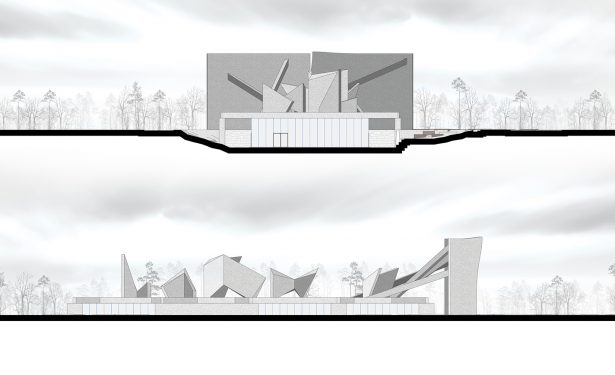 韩国战争纪念区域及游客中心建筑项目竞赛提案丨monoroom | Architects-11
