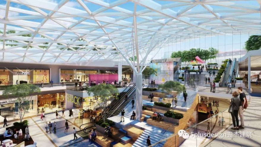 莫斯科佩夫利特斯卡亚广场 | 公园一体式购物中心设计-24