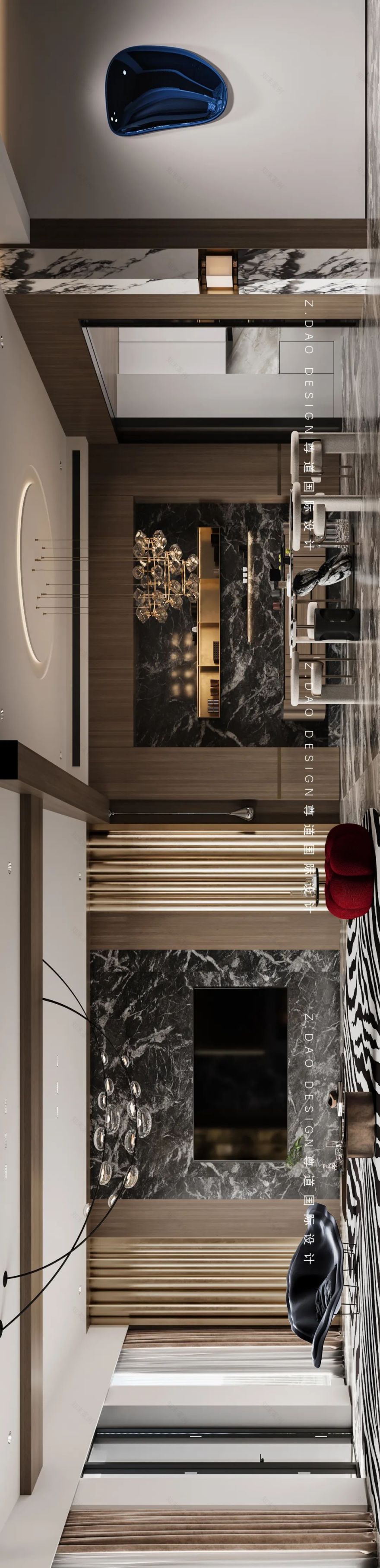 置地汇金别墅设计丨中国合肥丨尊道国际设计-78