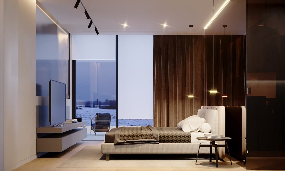 乌克兰 600平超大空间简约设计！                     -34