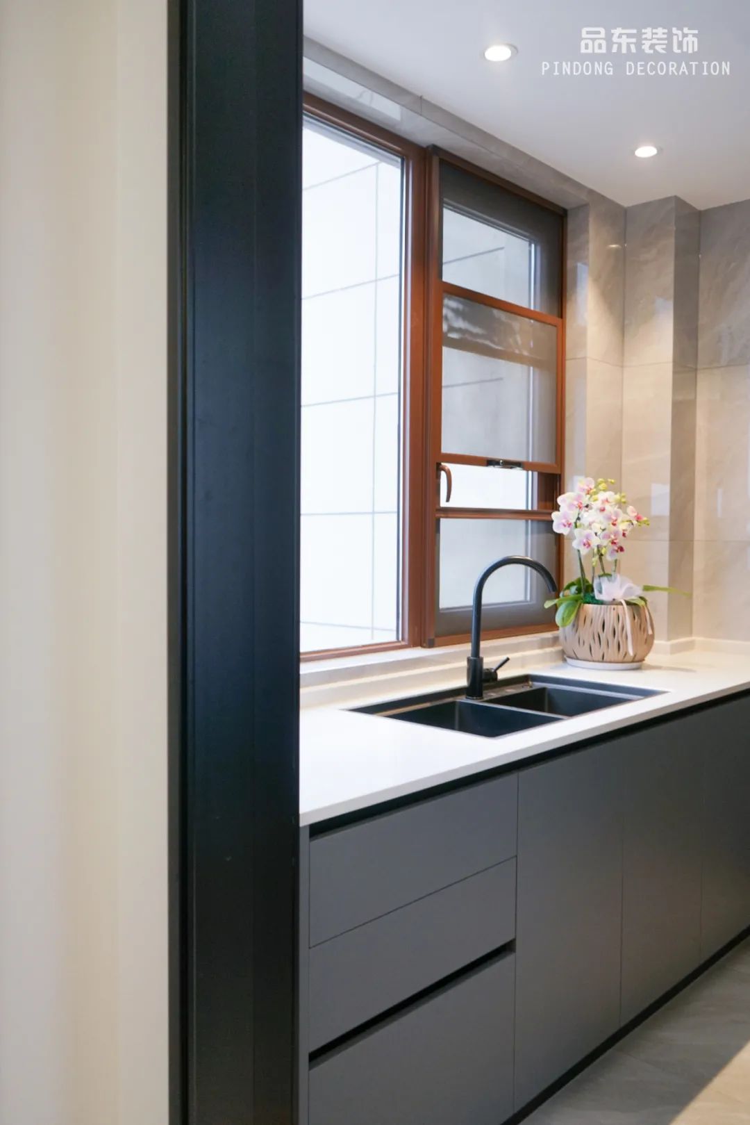 椒江山水润园 135㎡静谧之家丨台州品东装饰-22