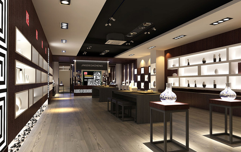 瓷器店.陶瓷店设计案例效果图2-13