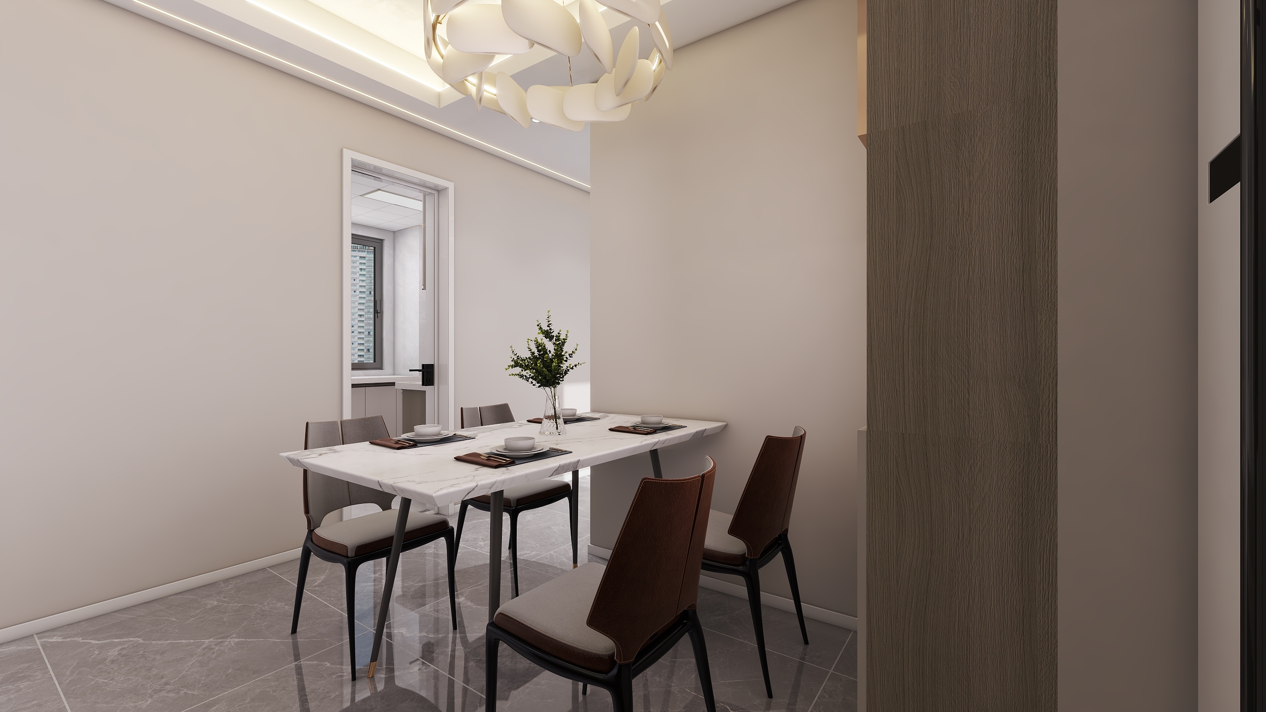 四川成都世家东部时空（93平方现代简约三居室）-16