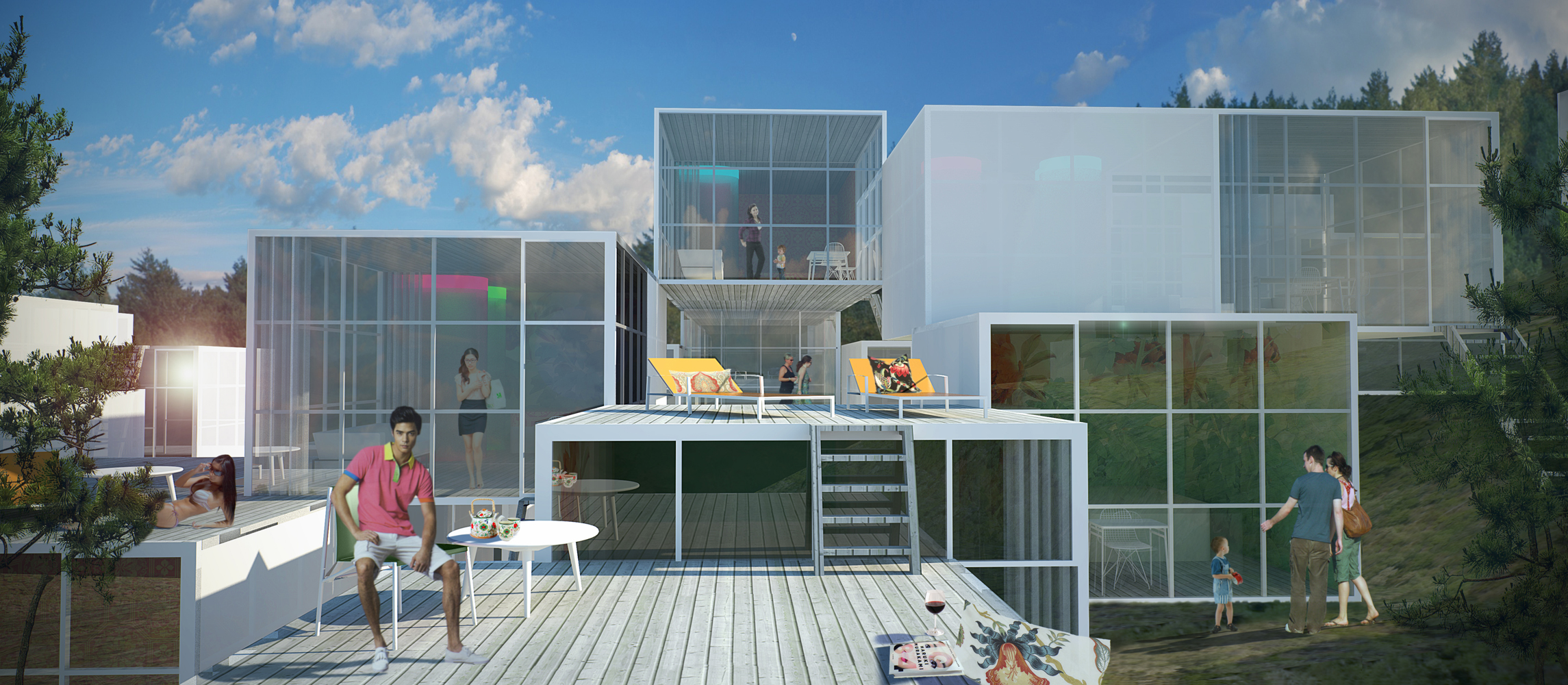 柔性模块化酒店设计,绿色环保,适应性强-12