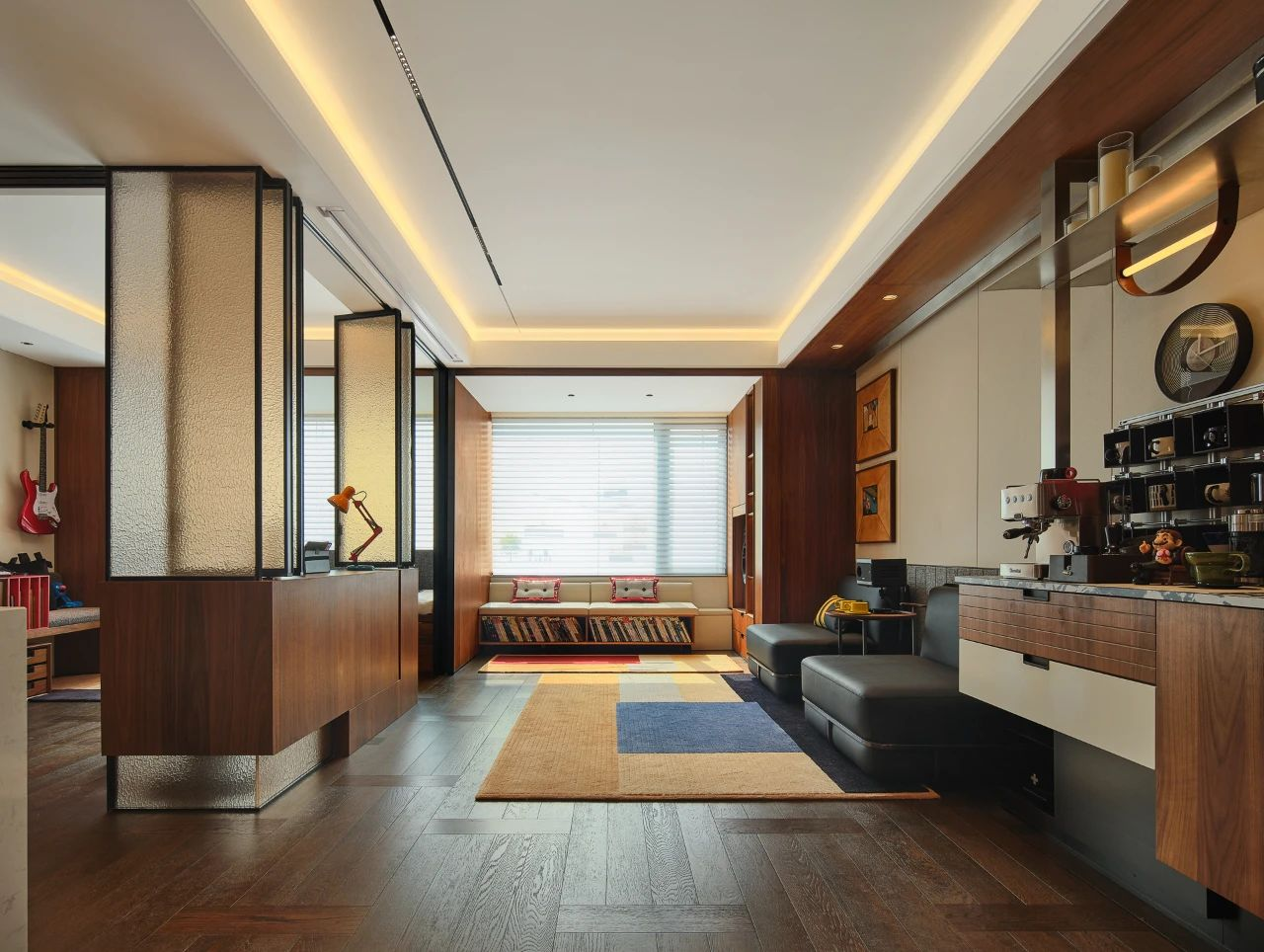 浙江趣味包豪斯 99㎡丨中国杭州丨岳蒙设计-3