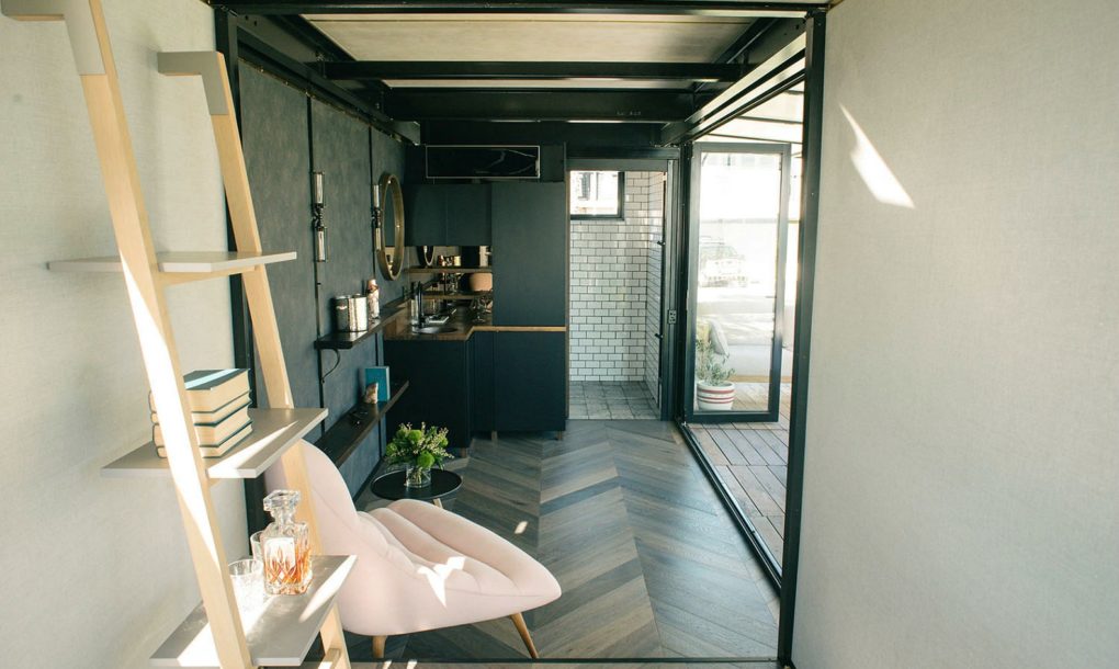 Hotel Built with a Shipping Container Recycled by the Company Contained-32