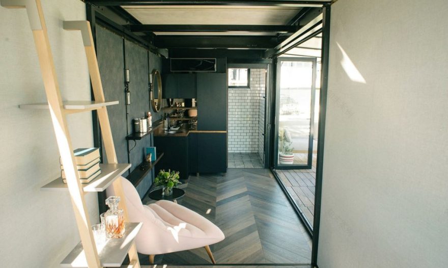 Hotel Built with a Shipping Container Recycled by the Company Contained-32