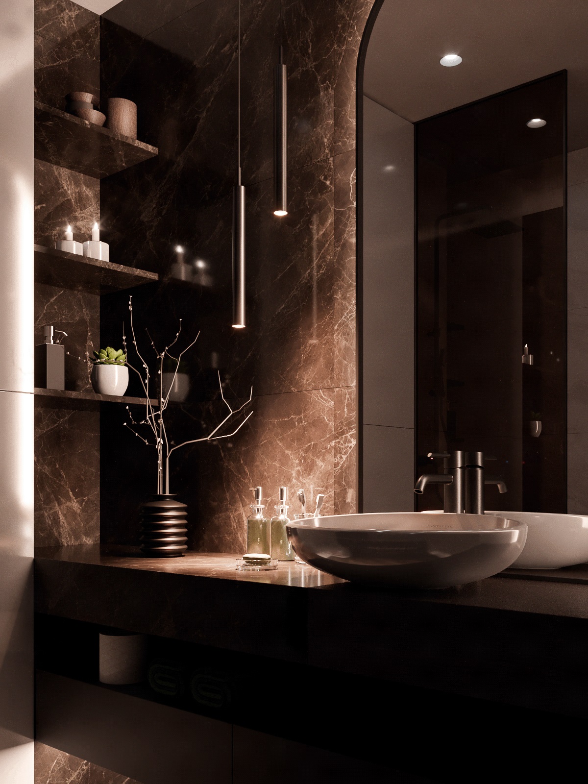 59㎡简约风小空间公寓设计 既舒适又精致！-7