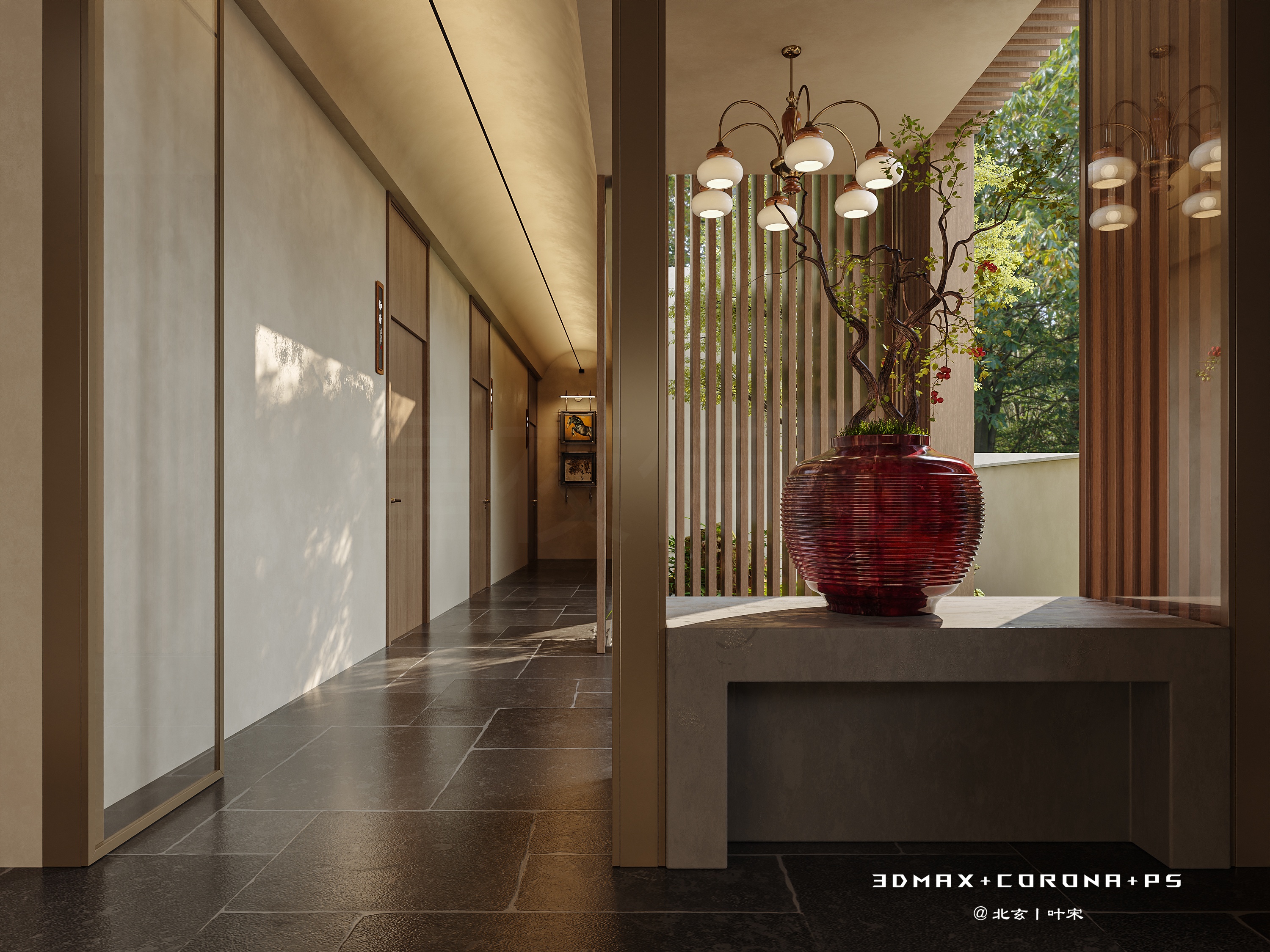 民宿设计｜茶田乡野间的避世民宿-7