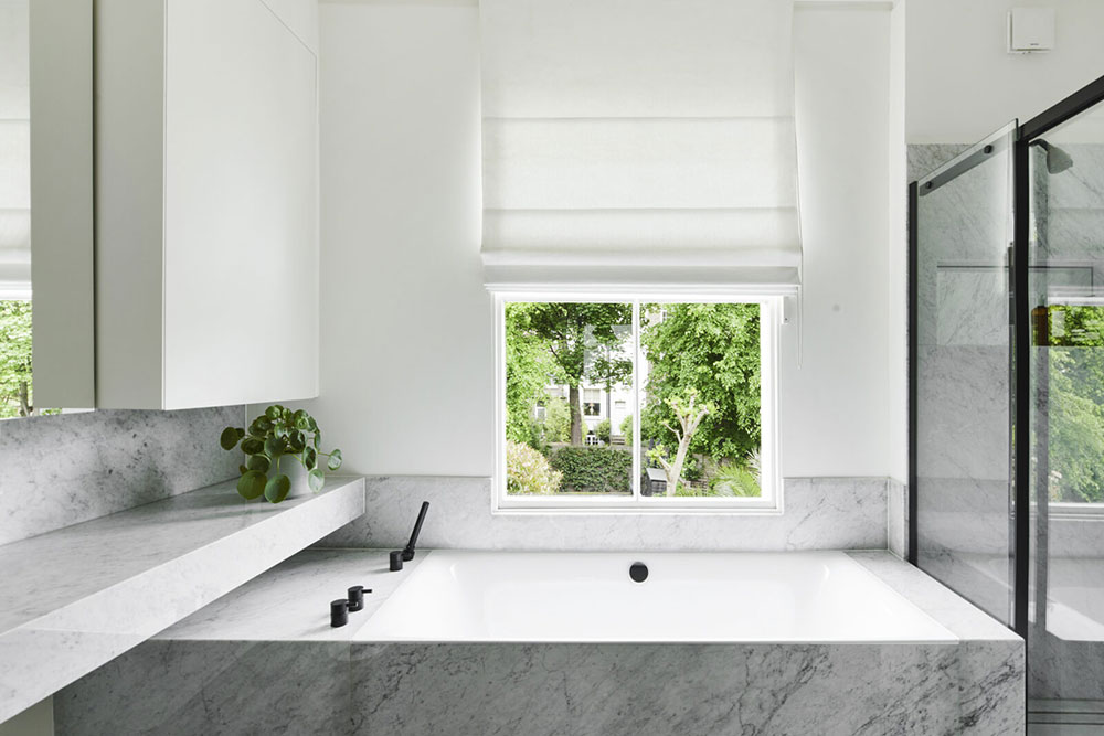 伦敦时尚黑白风格维多利亚式联排别墅-10