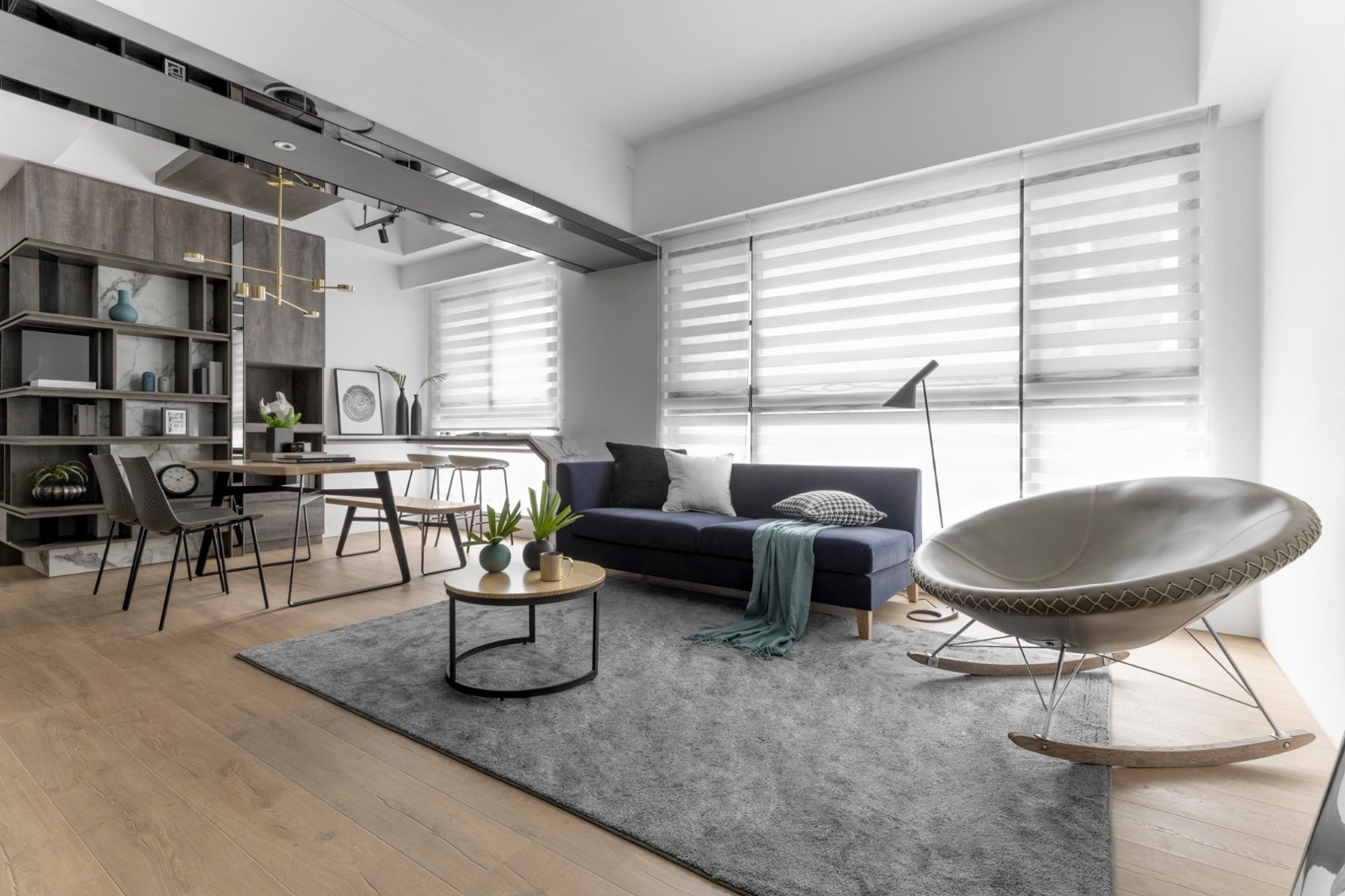 新竹县现代简约风三房两厅住宅设计-4