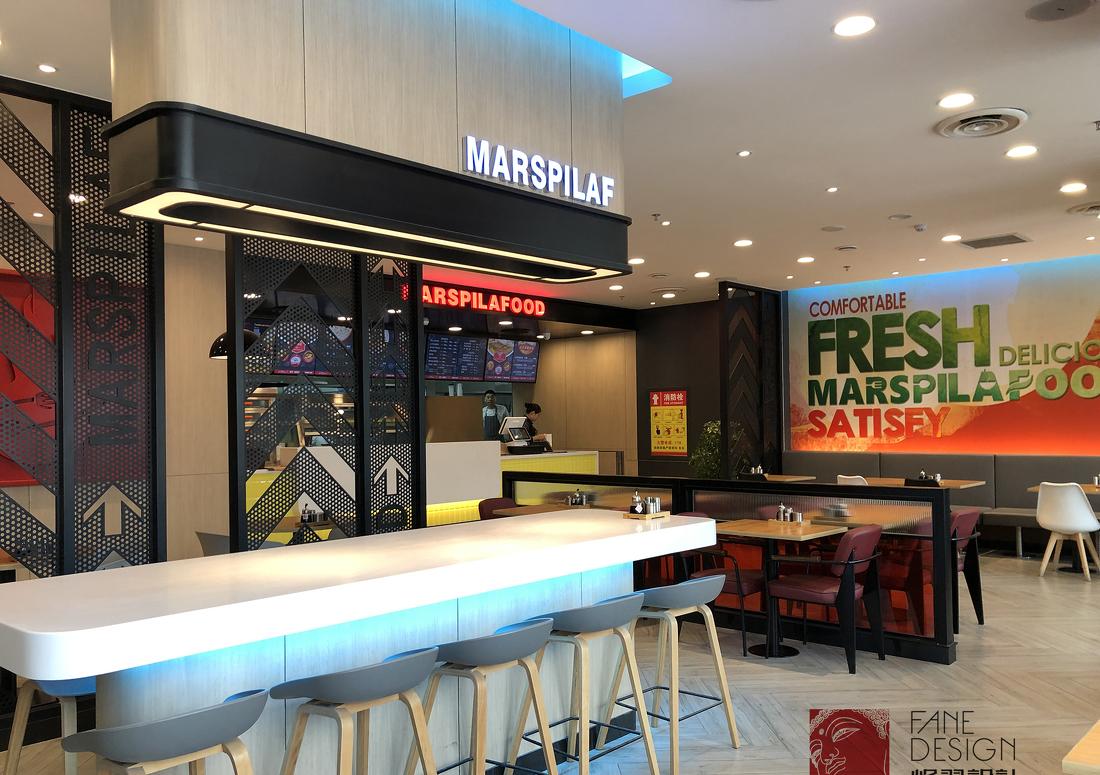 新时尚快餐“火星抓饭” | 融入科技感的空间设计-14