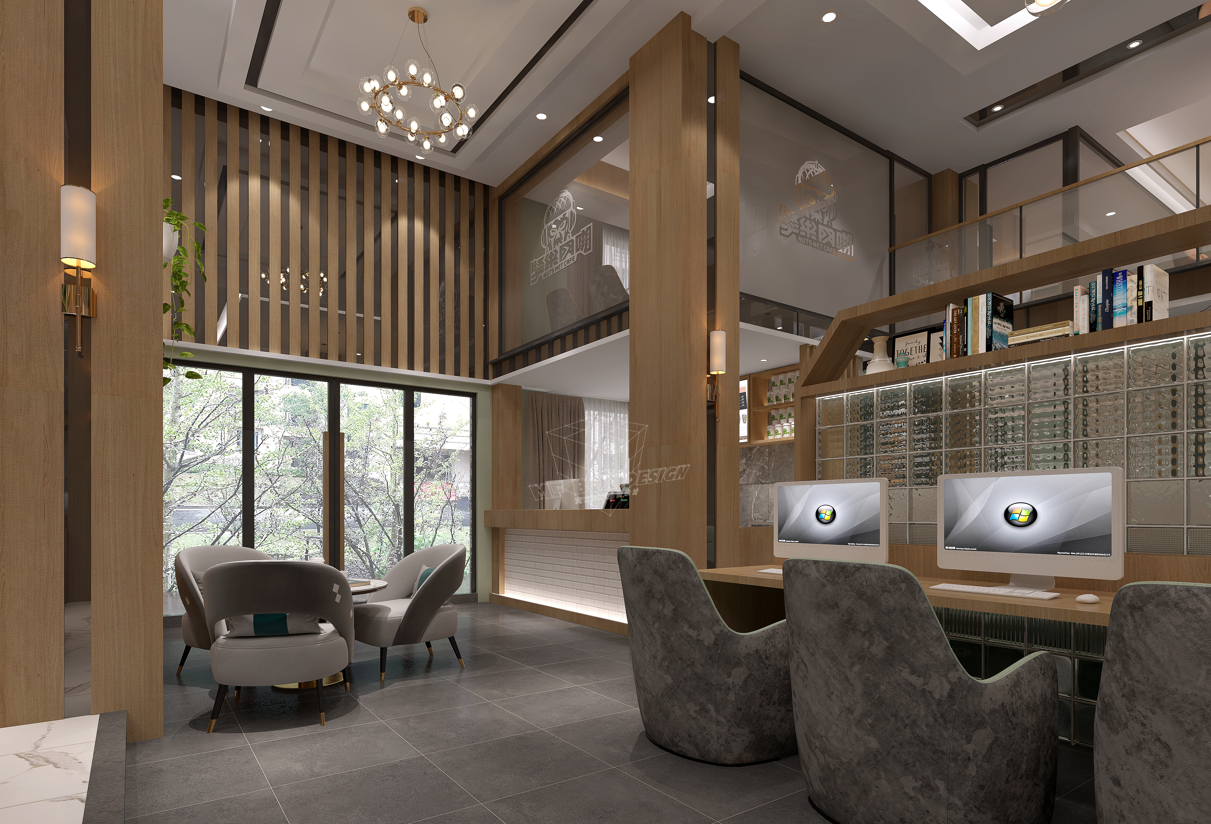 江西婺源坚果网咖一店丨中国江西丨魔方BoX空间设计事务所-7