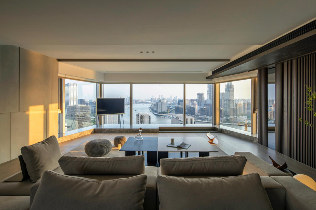 80㎡超凡视野客厅设计-19