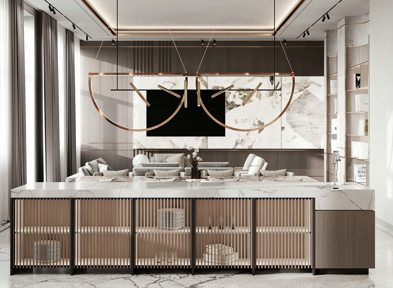 高级灰色系住宅设计 凝结时光的美，塑造高雅生活-12