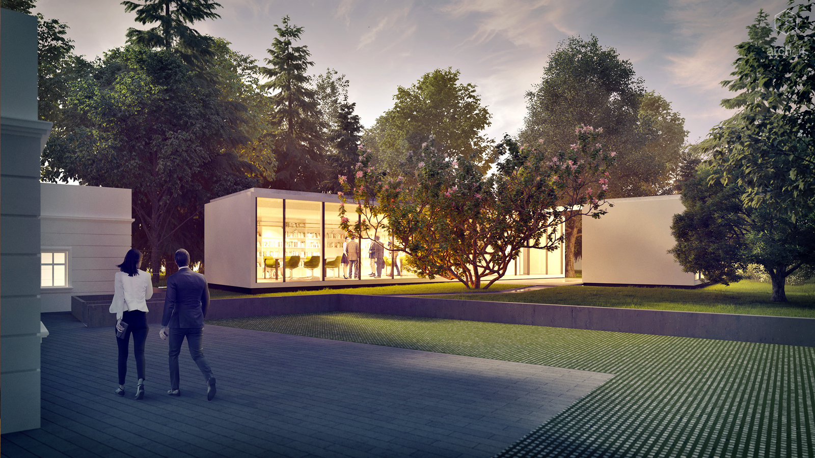 conference pavilion in park quarter-0