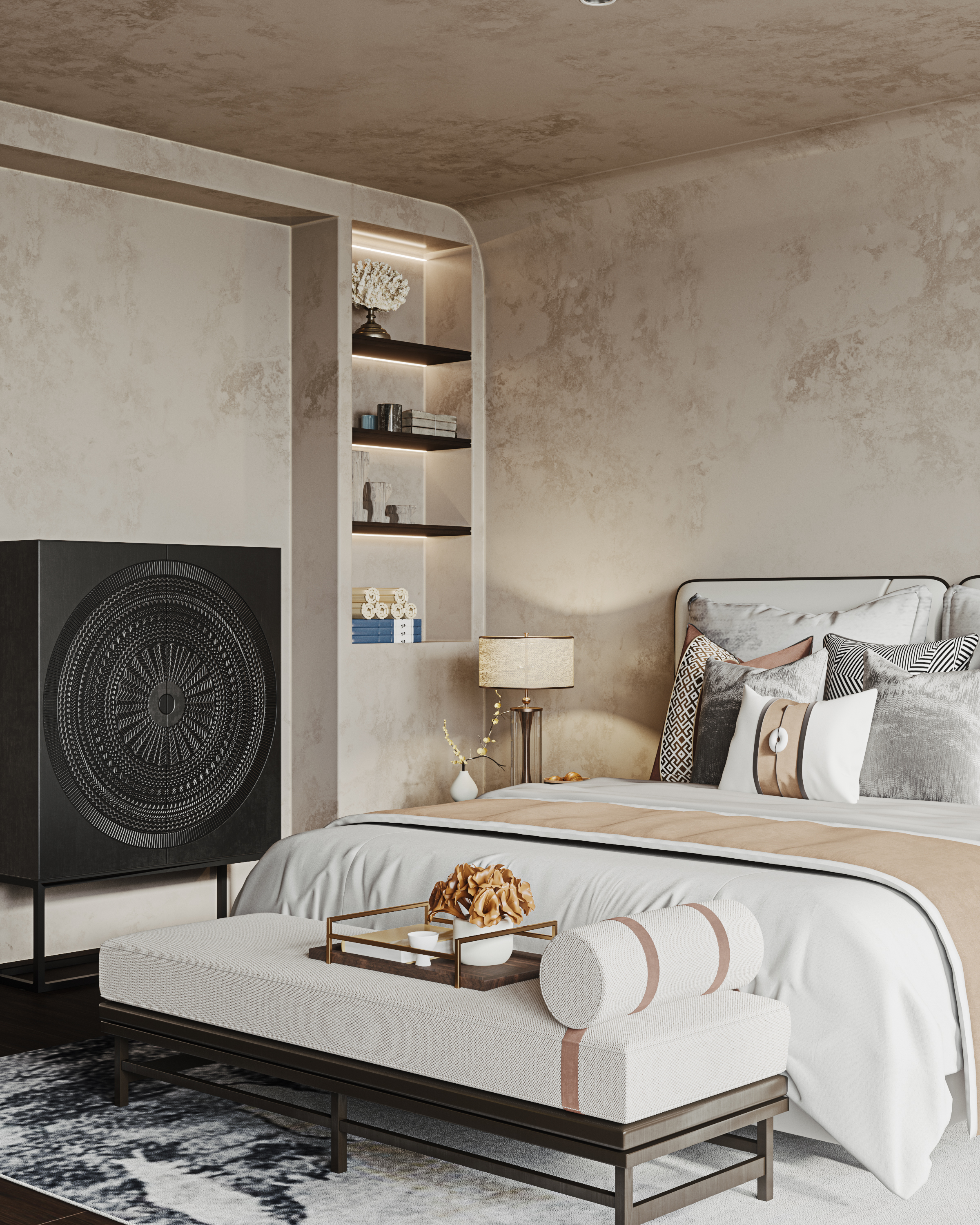 新中式风格平层-8