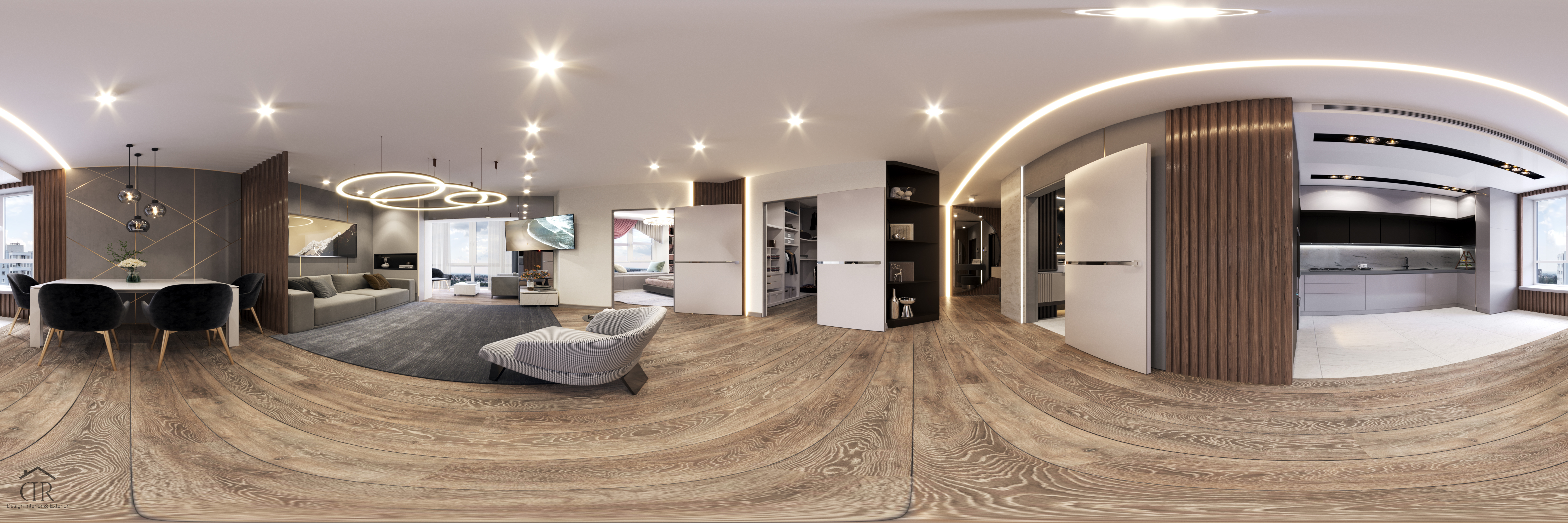 现代风格两室公寓设计-22